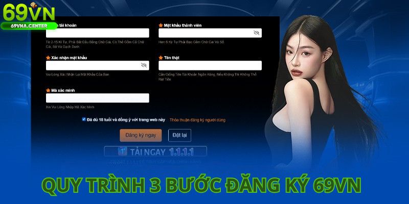 Các bước đăng ký 69VN nhanh chóng